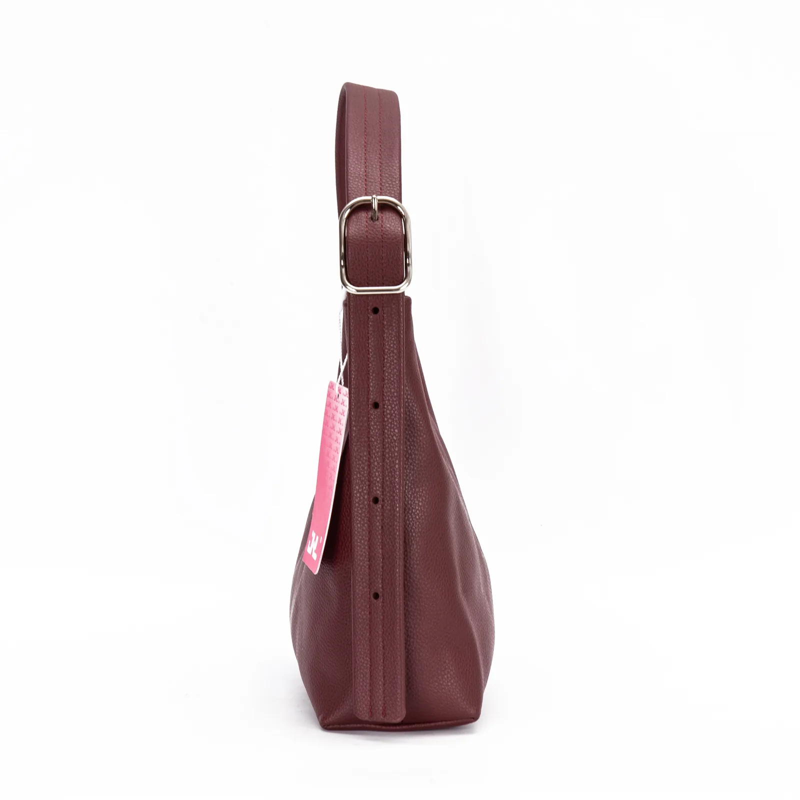 Minimalist Hobo Shoulder Bag (Recycled Leather, Multi-Color) 4