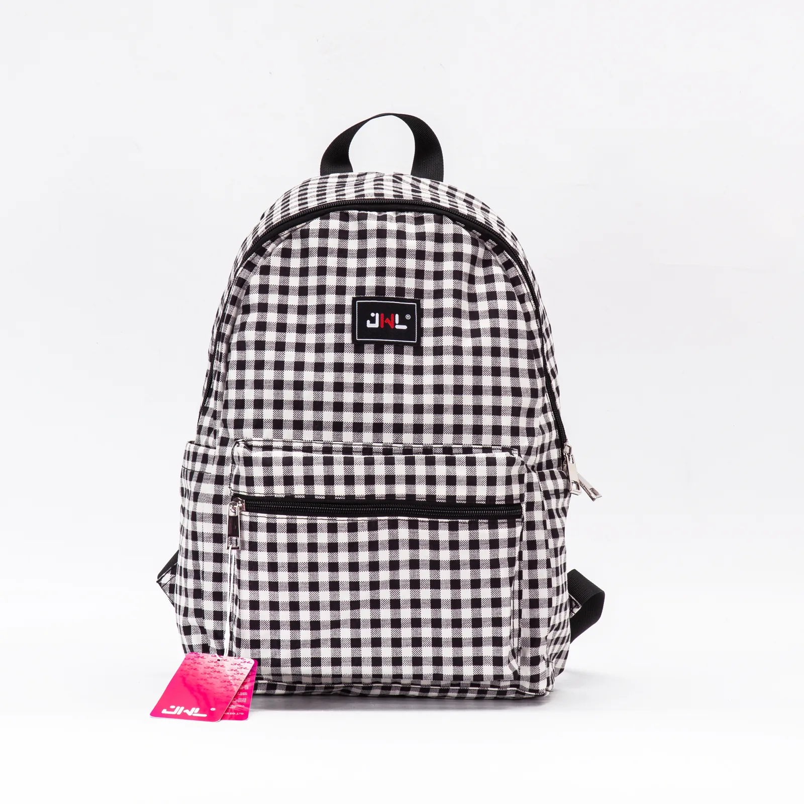 Kids Checkered Backpack (Multi-Print)